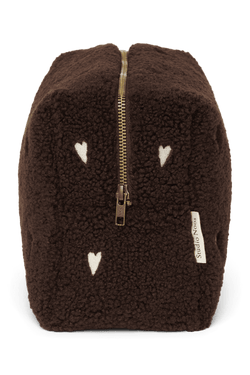 Teddy Toiletry Bag | Chocolate Hearts