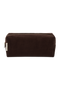 Rib Puffy Pouch | Dark Brown