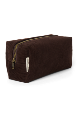 Rib Puffy Pouch | Dark Brown