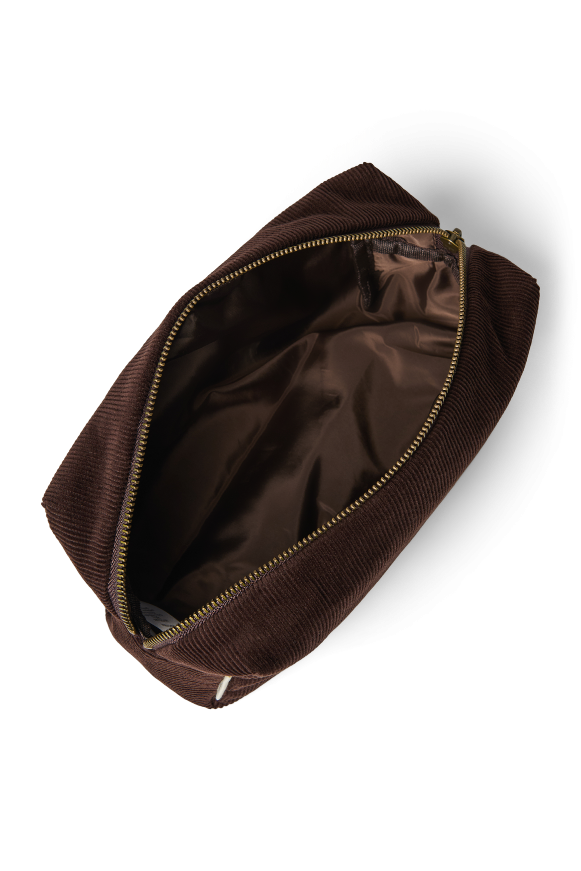 Rib Puffy Pouch | Dark Brown