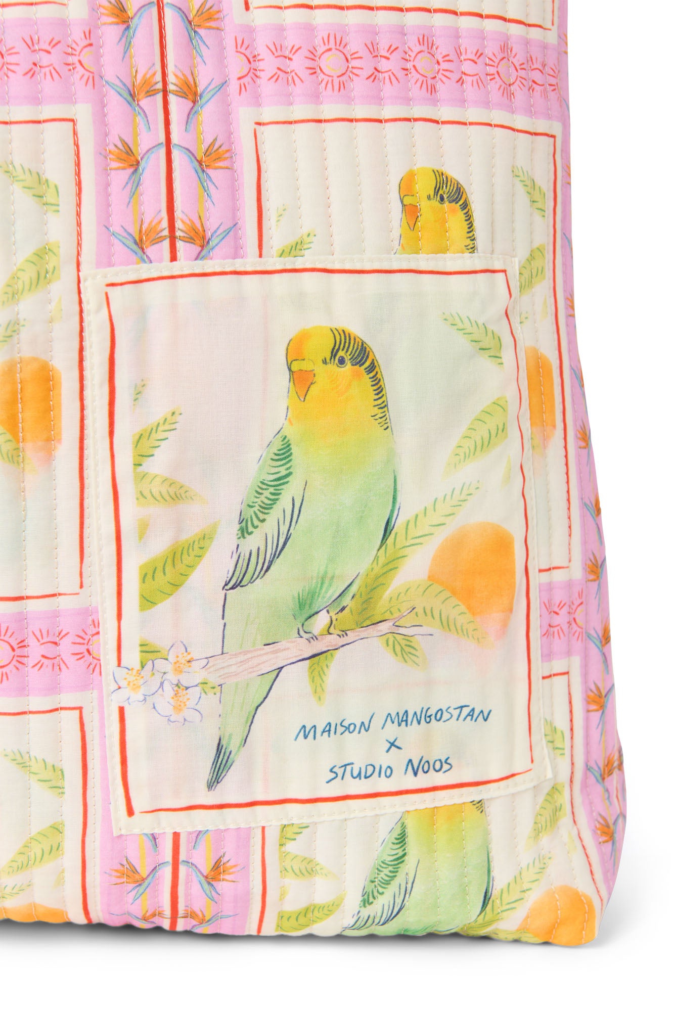 Beach Bag | Maison Mangostan x Studio Noos Birds