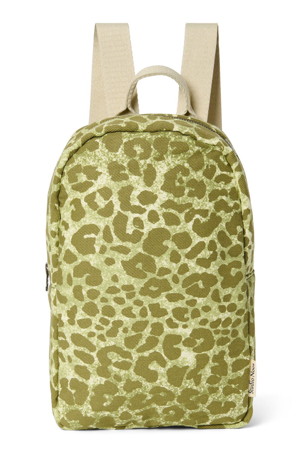 Green Leopard Cotton Mini Rugzak