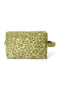 Cotton Toiletry back | Green Leopard