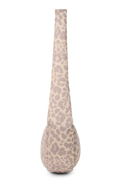 Puffy Mini Cross Body Bag | Beige Leopard
