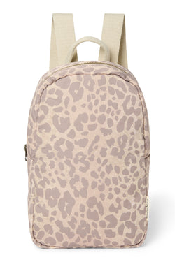 Puffy Mini Backpack | Beige Leopard
