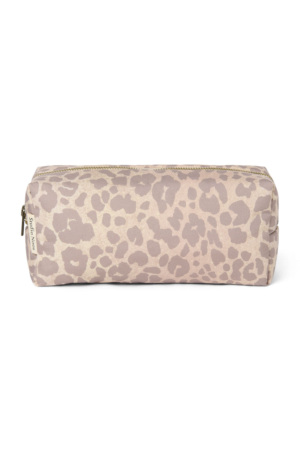 Puffy-Täschchen | Beige Leopard