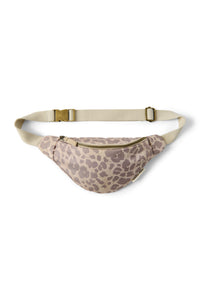  Beige Leopard Puffy Mini Fanny Pack 