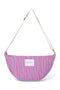 Poplin Striped Adult Fanny Pack | Raspberry