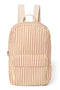 Poplin Midi Backpack | Butter Yellow Striped