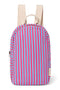Poplin Striped Mini Sac à dos | Rose