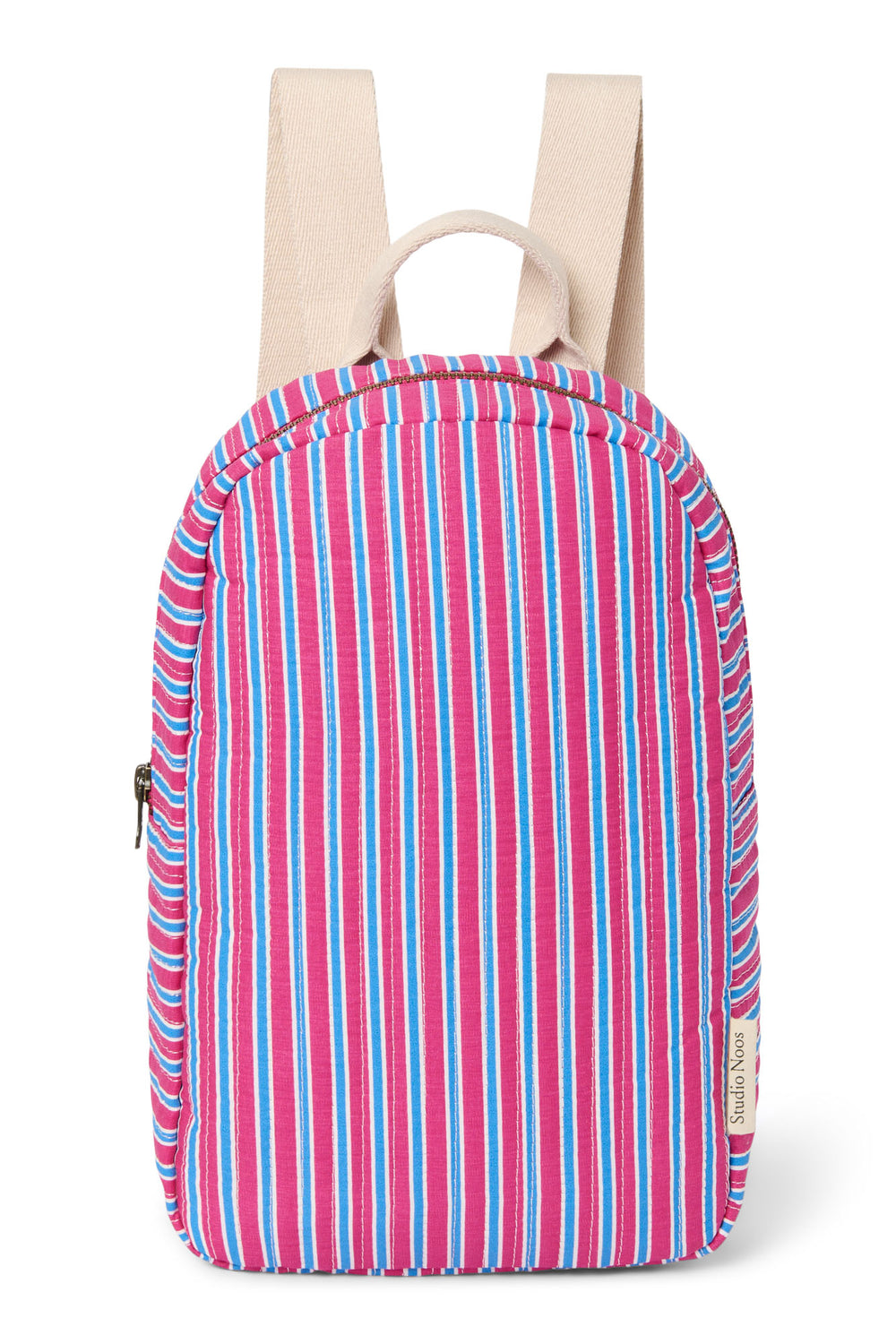 Poplin Mini Backpack | Raspberry Striped