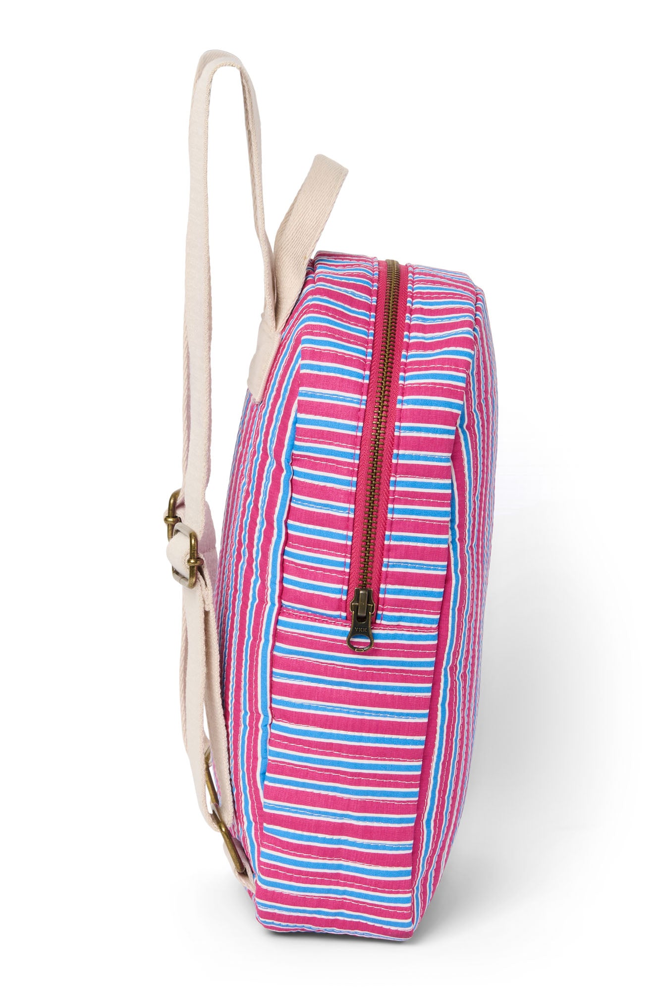 Poplin Mini Backpack | Raspberry Striped