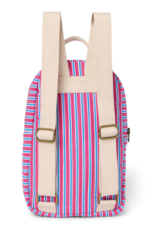 Poplin Mini BackPack | Raspberry Striped
