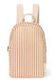 Poplin Striped Mini Sac à dos | Jaune
