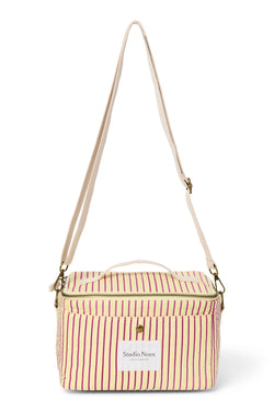 Poplin Striped Cooler Bag | Jaune