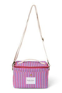  Rosa Poplin Striped Kühltasche 
