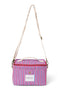 Poplin Striped Cooler Bag | Raspberry