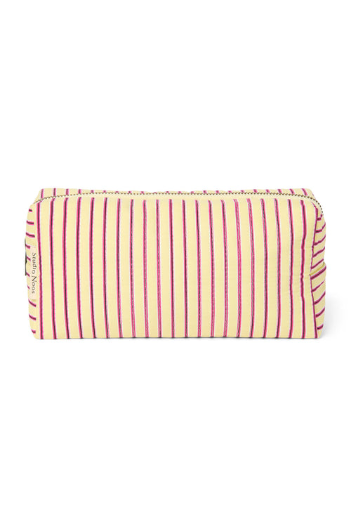 Poplin Pouch | Butter Yellow Striped