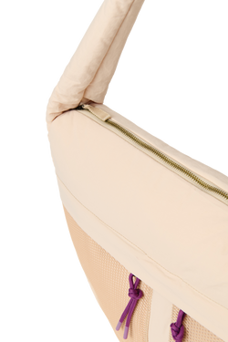 Patchwork Cross Body Bag | Oatmeal