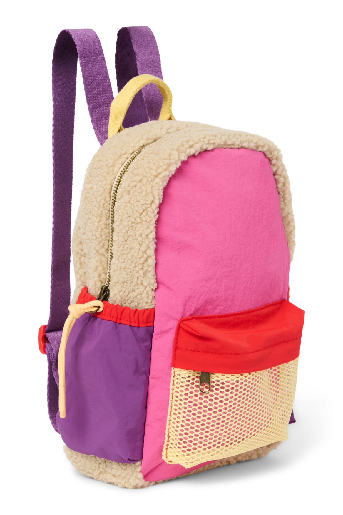 Patchwork Mini Sac à dos | Bright Pink