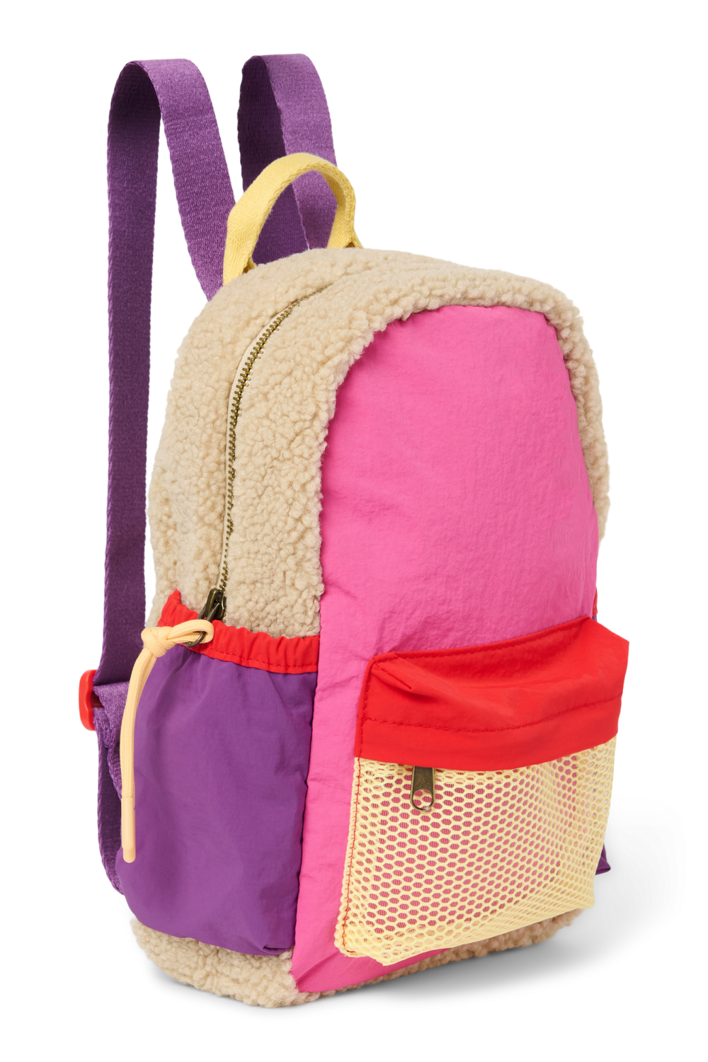 Patchwork Mini Sac à dos | Bright Pink