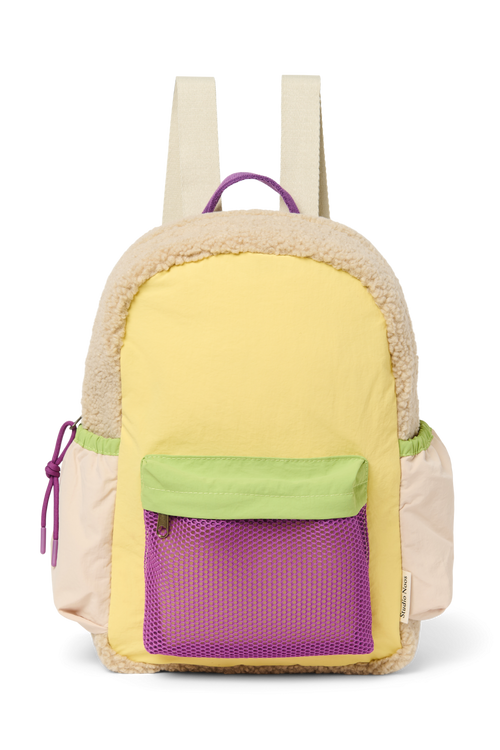 Patchwork Midi Backpack | Butter Yellow