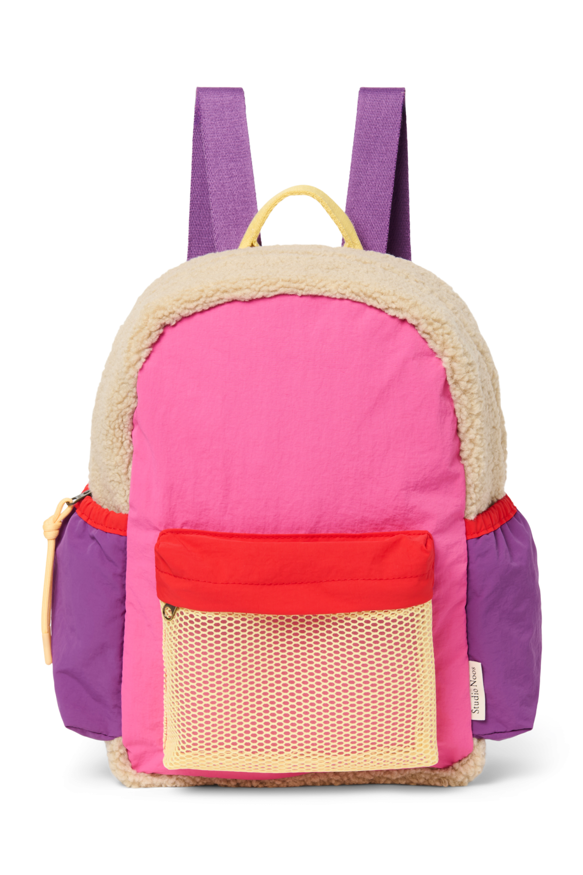 Patchwork Midi Rugzak | Roze