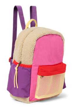 Patchwork Midi Sac à dos | Bright Pink