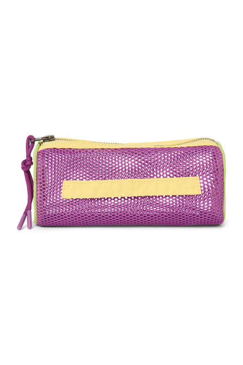 Patchwork Pencil Case | Bright Pink