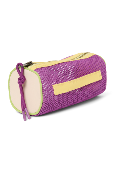 Patchwork Pencil Case | Bright Pink