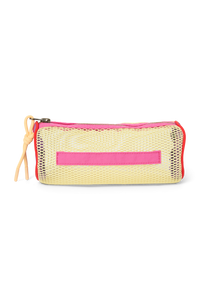  Butter Yellow Patchwork Pencil Case 