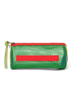 Patchwork Pencil Case | Fiery Red