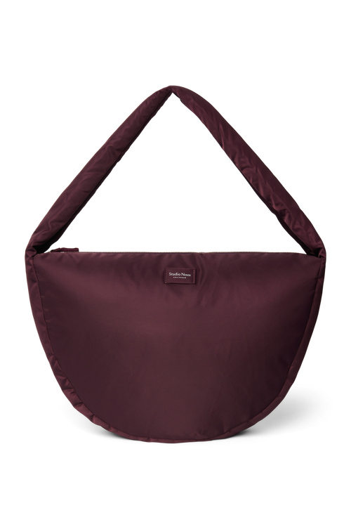 Technical Puffy Cross Body Bag | Burgundy