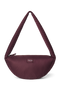Technical Puffy Mini Cross Body Bag | Burgundy