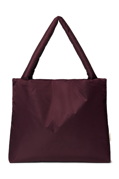 Technical Puffy Mom Bag | Burgundy