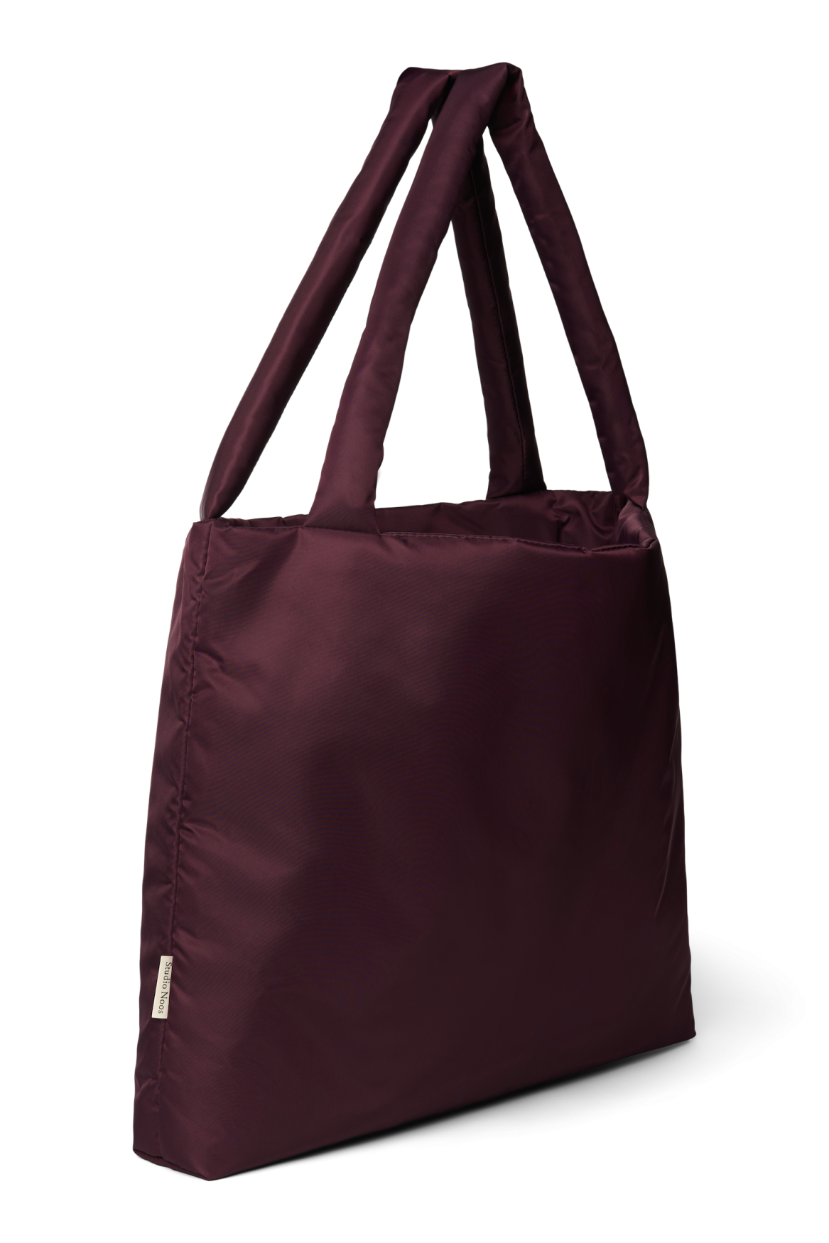 Technical Puffy Mom Bag | Burgundy