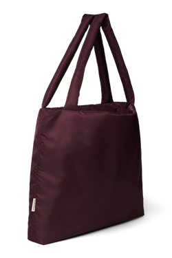 Technical Puffy Mom Bag | Burgundy