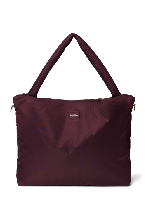 Technical Puffy Diaper Bag | Burgundy