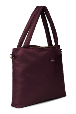 Technical Puffy Diaper Bag | Burgundy