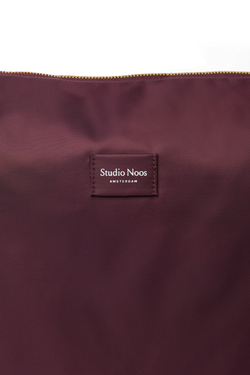 Technical Puffy Diaper Bag | Burgundy