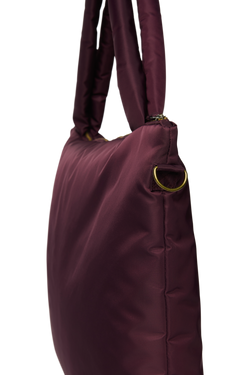 Technical Puffy Diaper Bag | Burgundy