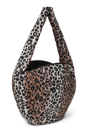 Soft Cotton Crossbody Tas | Hazel Leopard