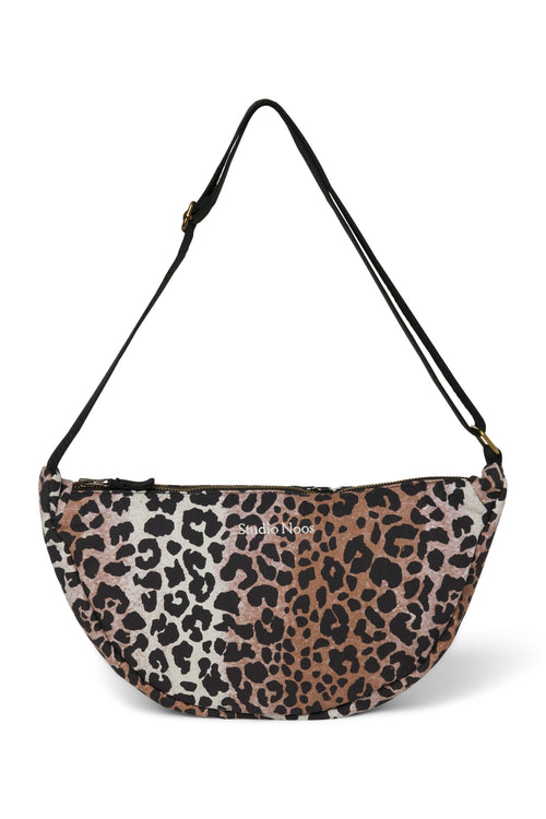 Soft Cotton Adult Fanny Pack | Hazel Leopard