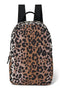 Soft Cotton Mini Backpack | Hazel Leopard