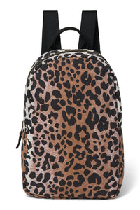 Hazel Leopard Soft Cotton Mini Backpack 