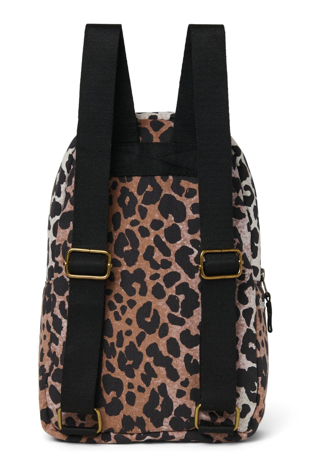 Soft Cotton Mini Backpack | Hazel Leopard