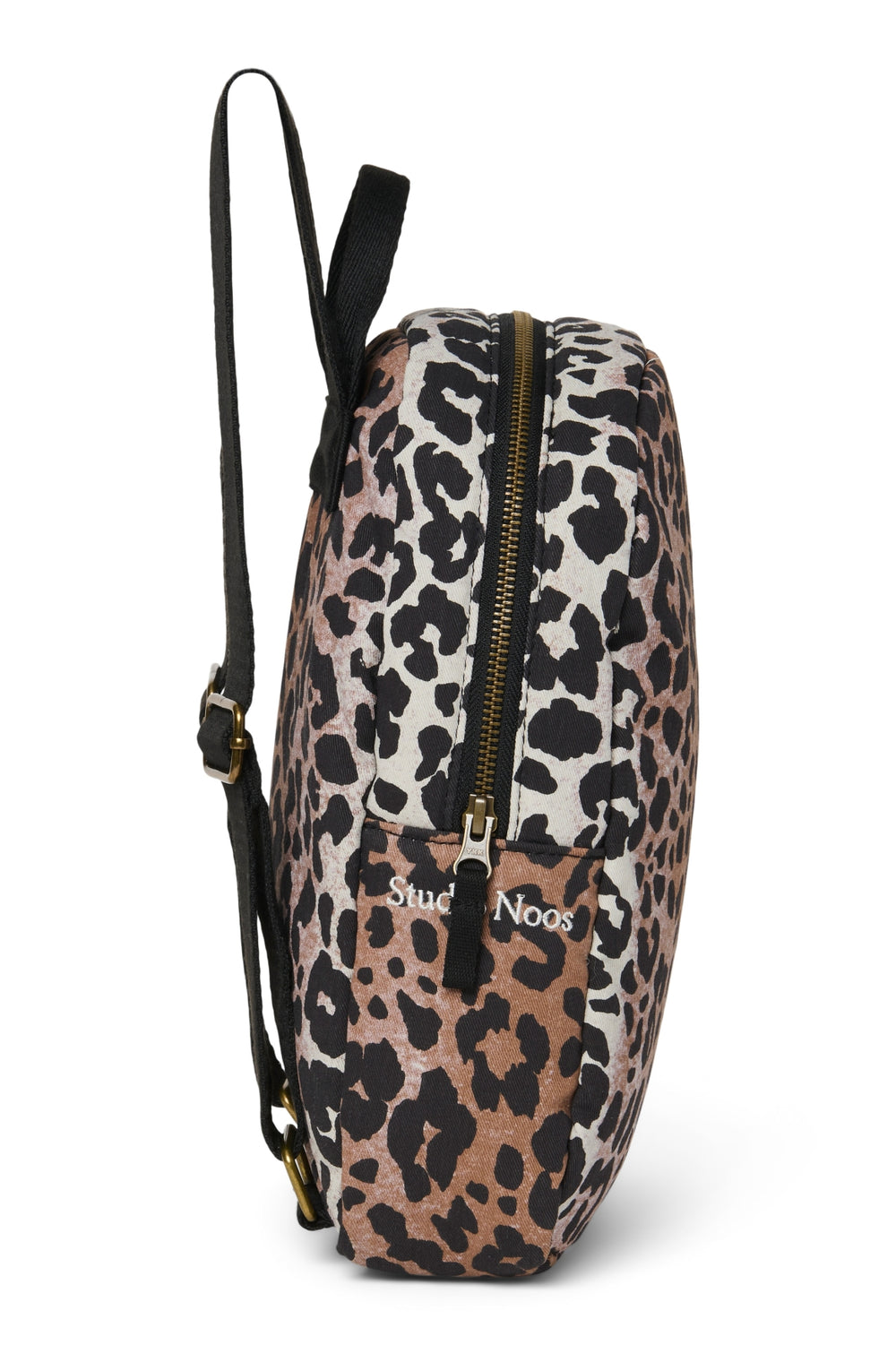 Soft Cotton Mini Backpack | Hazel Leopard