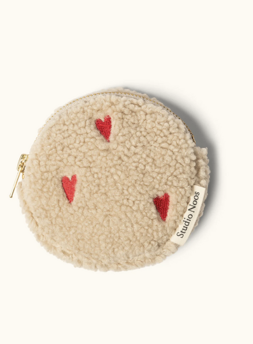 Teddy Hearts Portemonnee | Ecru Hearts