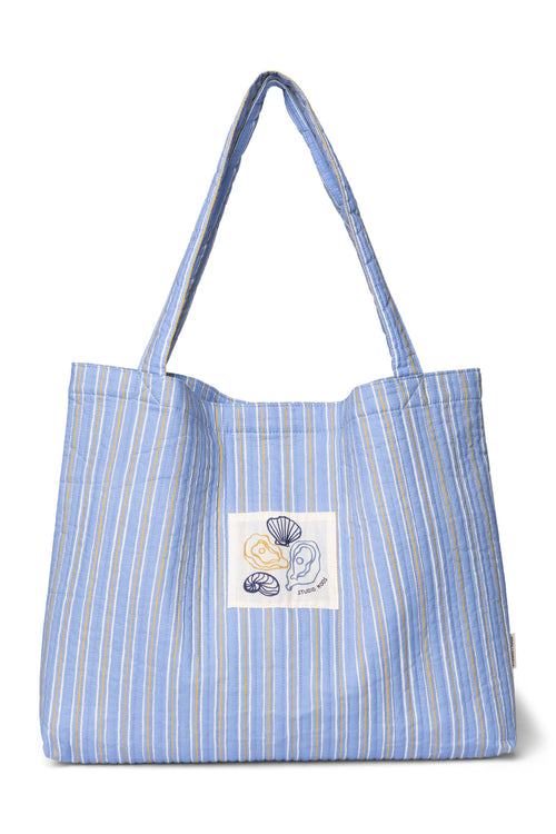 Titane Cotton Striped Mom Bag