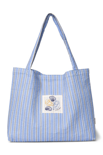 Titane Cotton Striped Mom Bag